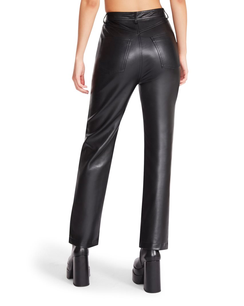 Pantalones Steve Madden Josie Mujer Negras | ES FL2941